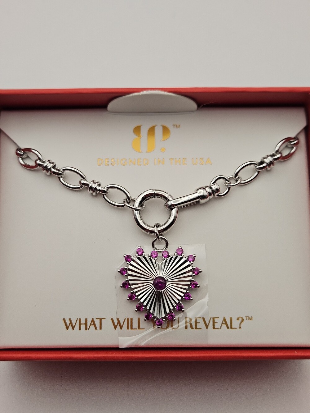 Bomb Party NK56774 July "She's All Yours" Ruby Necklace